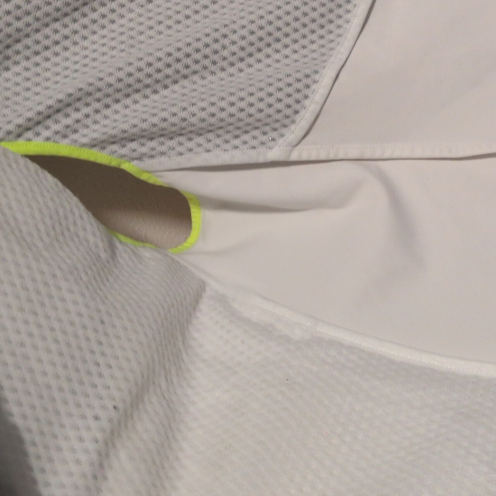 Brooks Running Womens Running Vest Size L White And Gray And Neon Yellow - Picture 5 of 7